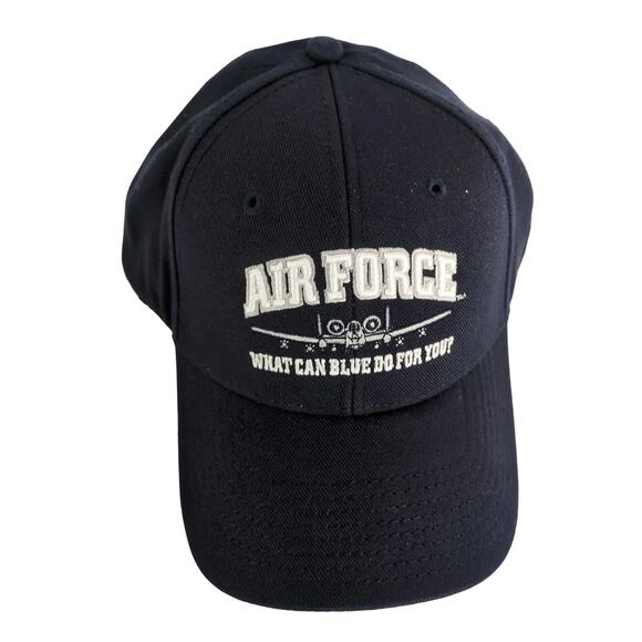 United States Air Force Blue Do For You Baseball Hat Ball Cap Wool The Game L/XL - Picture 1 of 7